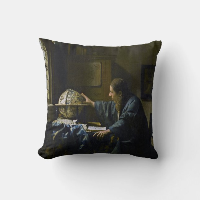 Johannes Vermeer - The Astronomer Cushion (Front)