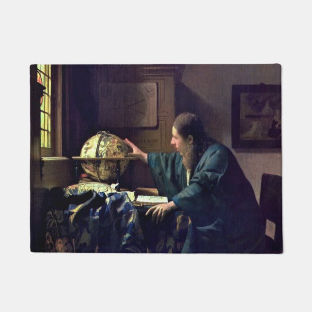 Johannes Vermeer - The Astronomer Doormat (Front)