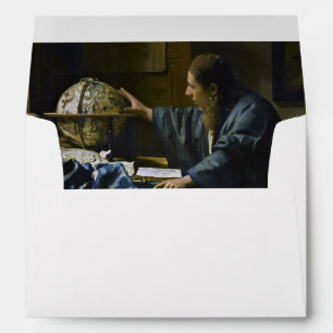 Johannes Vermeer - The Astronomer Envelope