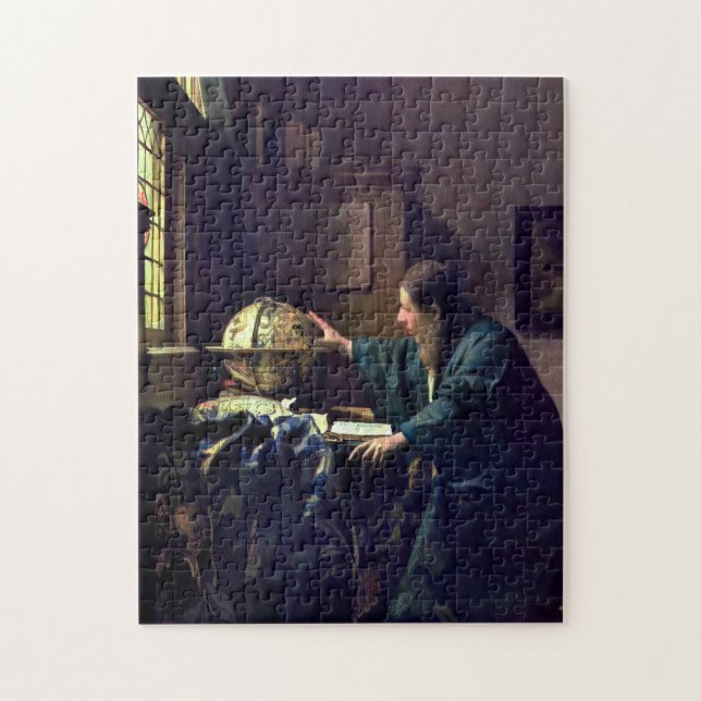Johannes Vermeer - The Astronomer Jigsaw Puzzle (Vertical)