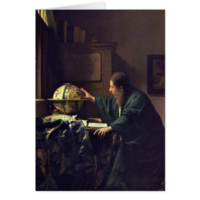 Johannes Vermeer - The Astronomer Painting (Front)
