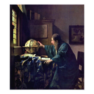 Johannes Vermeer - The Astronomer Photo Print