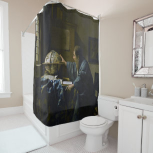 Johannes Vermeer - The Astronomer Shower Curtain