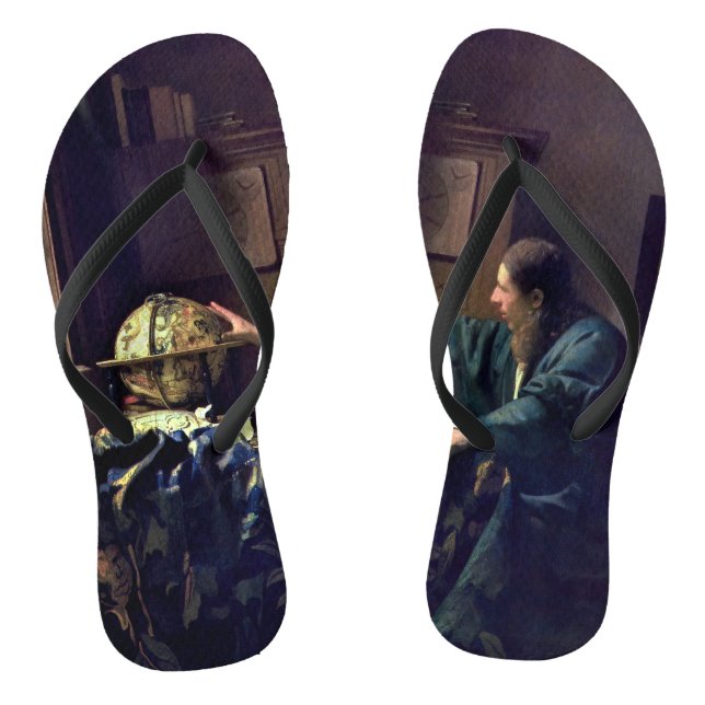 Johannes Vermeer - The Astronomer Thongs (Footbed)