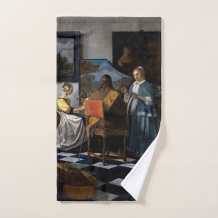 Johannes Vermeer - The Concert Bath Towel Set