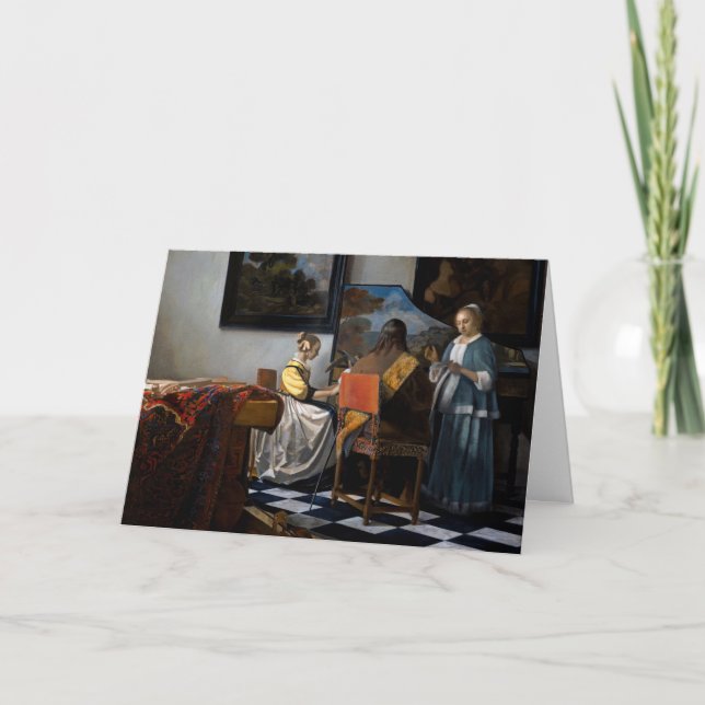 Johannes Vermeer - The Concert Card (Front)
