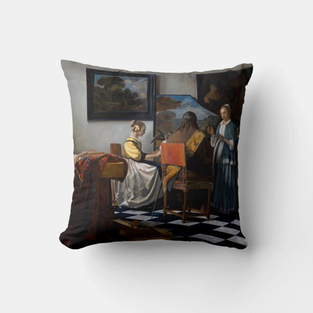 Johannes Vermeer - The Concert Cushion (Front)