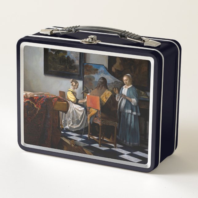 Johannes Vermeer - The Concert Metal Lunch Box (Front)