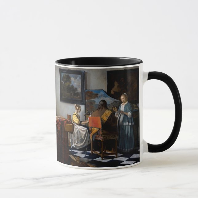 Johannes Vermeer - The Concert Mug (Right)