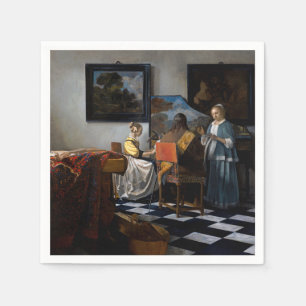 Johannes Vermeer - The Concert Napkin