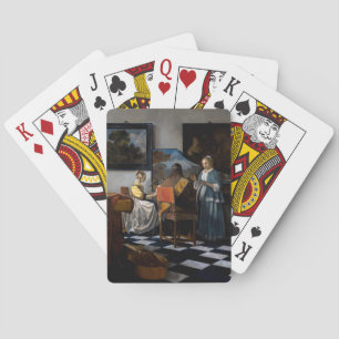 Johannes Vermeer - The Concert Playing Cards