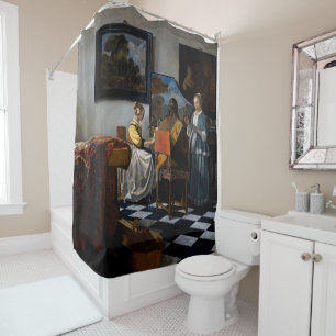 Johannes Vermeer - The Concert Shower Curtain