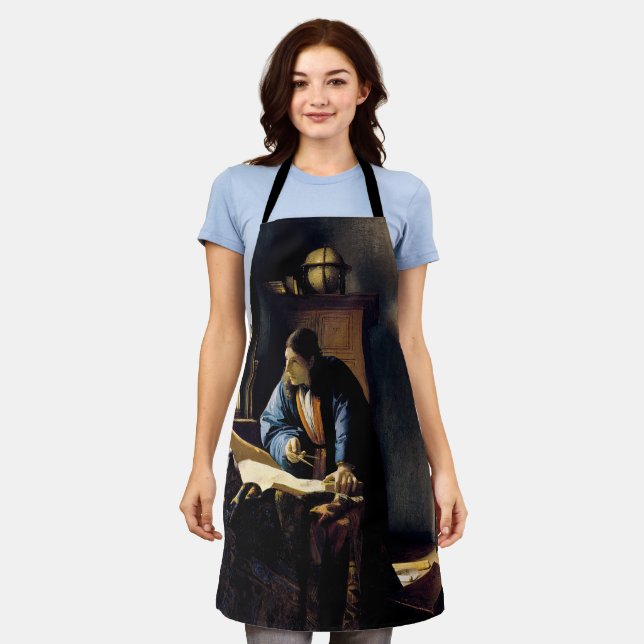 Johannes Vermeer - The Geographer Apron (Worn)