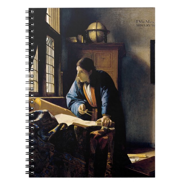 Johannes Vermeer - The Geographer Notebook (Front)