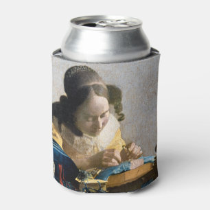 Johannes Vermeer - The Lacemaker Can Cooler