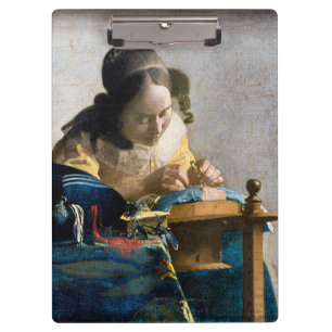 Johannes Vermeer - The Lacemaker Clipboard