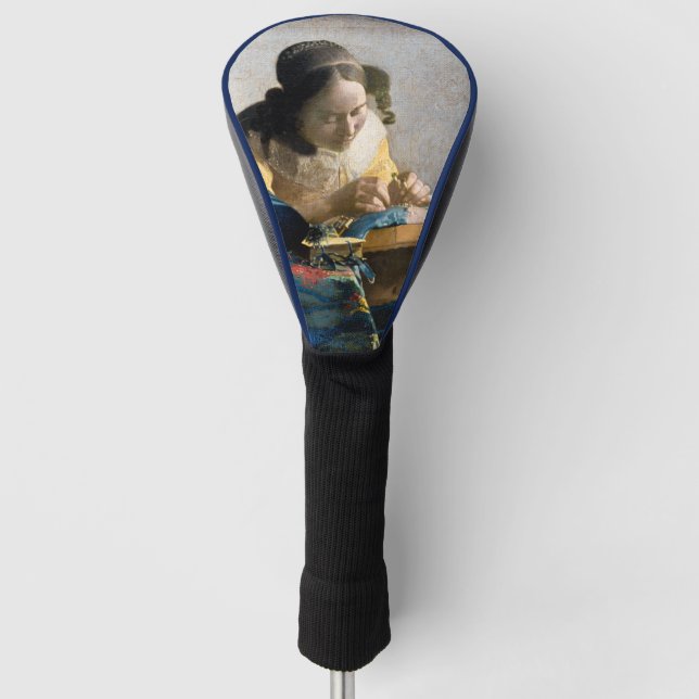 Johannes Vermeer - The Lacemaker Golf Head Cover (Front)