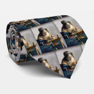 Johannes Vermeer - The Lacemaker Tie