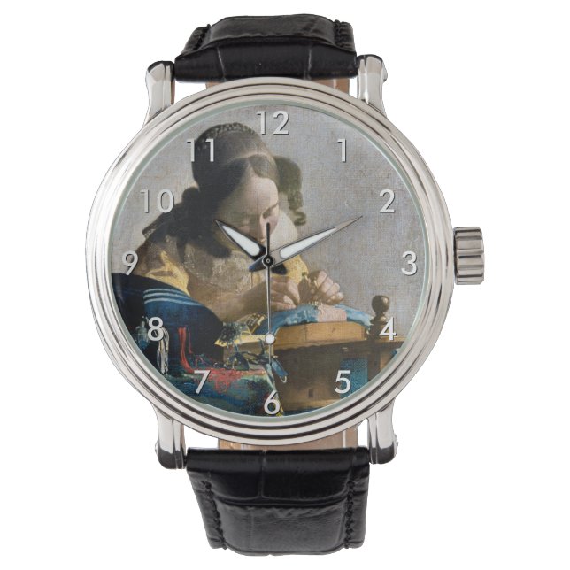Johannes Vermeer - The Lacemaker Watch (Front)
