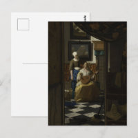 Johannes Vermeer - The Love Letter Fine Art