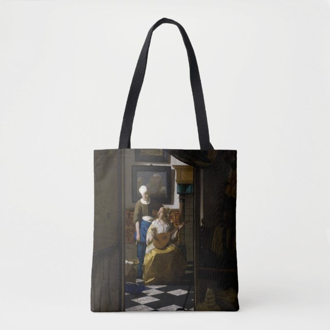 Johannes Vermeer - The Love Letter Tote Bag (Front)