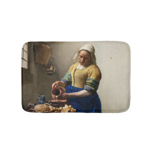 Johannes Vermeer - The Milkmaid Bath Mat