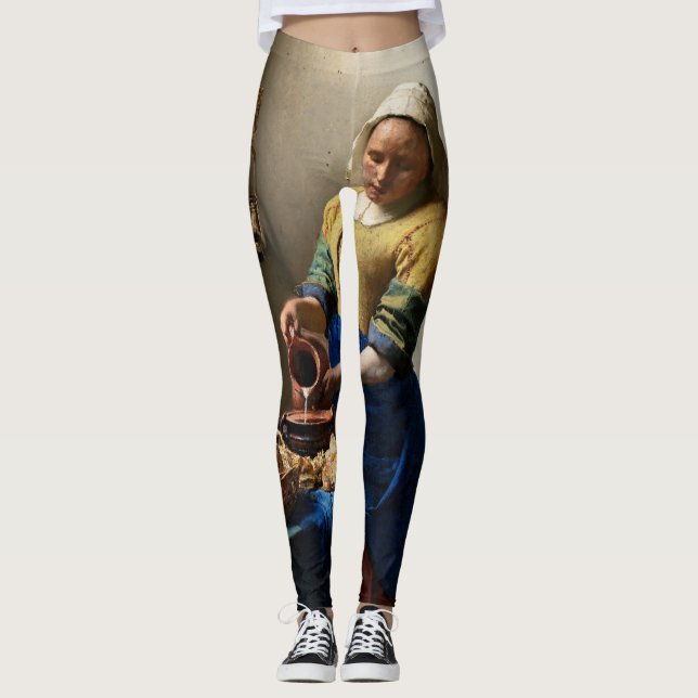 Johannes Vermeer - The Milkmaid Leggings (Front)
