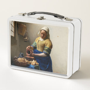 Johannes Vermeer - The Milkmaid Metal Lunch Box