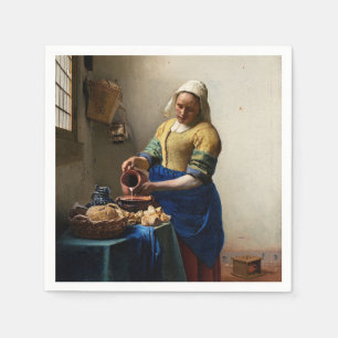 Johannes Vermeer - The Milkmaid Napkin