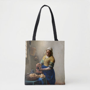 Johannes Vermeer - The Milkmaid Tote Bag