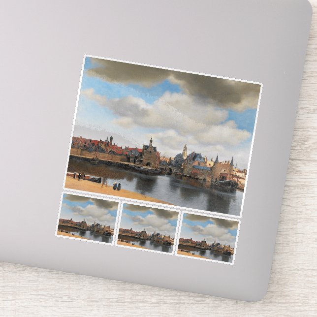 Johannes Vermeer, van Deft, View of Delft (Detail)