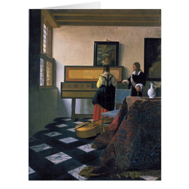 Johannes Vermeer, van Delft, The Music Lesson (Front)