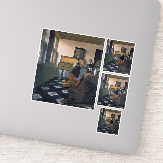 Johannes Vermeer, van Delft, The Music Lesson (Detail)