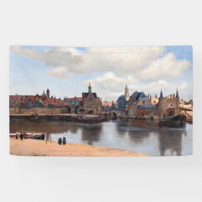 Johannes Vermeer - View of Delft Banner (Horizontal)