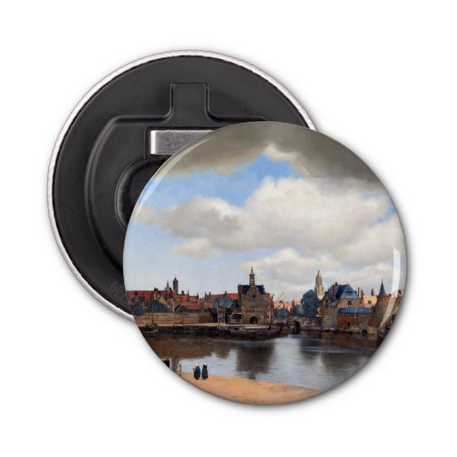 Johannes Vermeer - View of Delft Bottle Opener (Front)