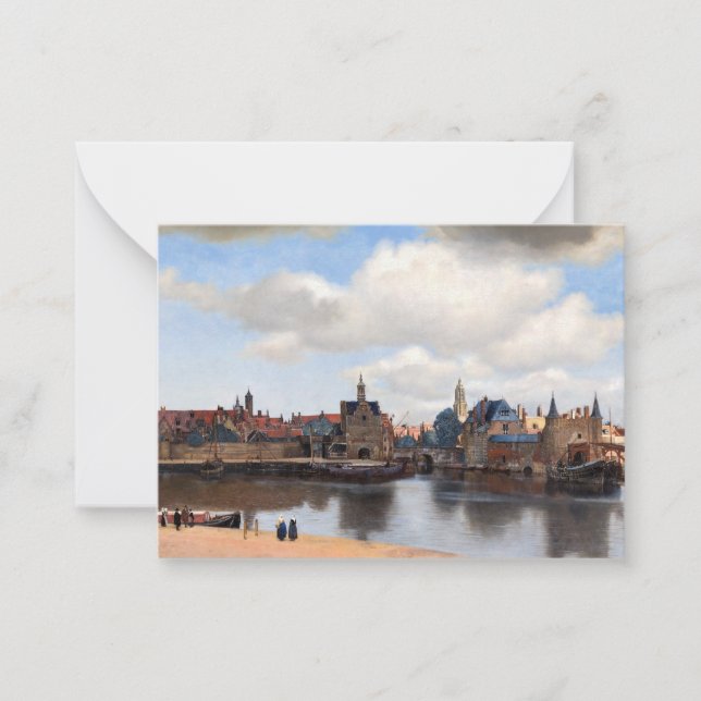 Johannes Vermeer - View of Delft Card (Front)