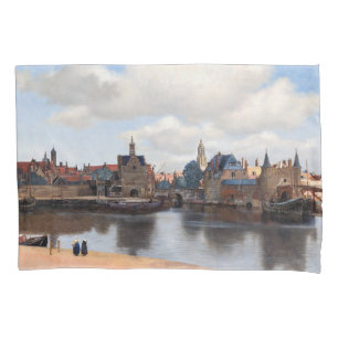 Johannes Vermeer - View of Delft Pillowcase