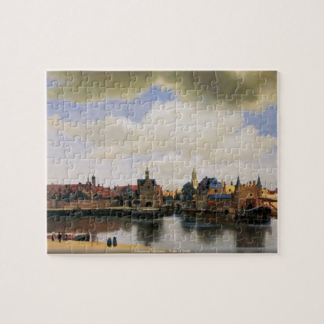 Johannes Vermeer - View of Delft puzzle (Horizontal)