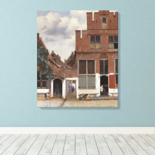 Johannes Vermeer, View Of Houses In Delft Canvas Print