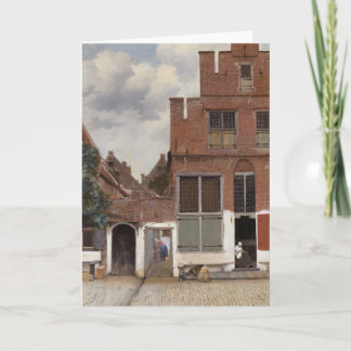 Johannes Vermeer, View Of Houses In Delft Card