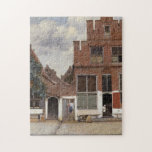 Johannes Vermeer, View Of Houses In Delft Jigsaw Puzzle<br><div class="desc">Johannes Vermeer,  Jan Vermeer van Delft - View Of Houses In Delft,  The Little Street,  1658.</div>