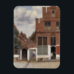 Johannes Vermeer, View Of Houses In Delft Magnet<br><div class="desc">Johannes Vermeer,  Jan Vermeer van Delft - View Of Houses In Delft,  The Little Street,  1658.</div>