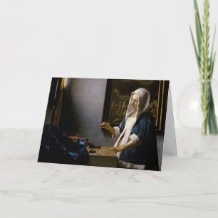 Johannes Vermeer - Woman Holding a Balance Card