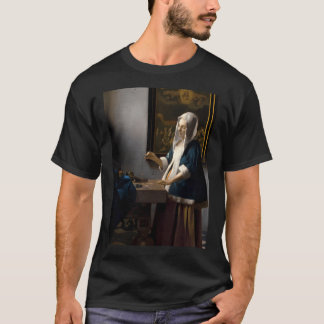 Johannes Vermeer Woman Holding A T-Shirt