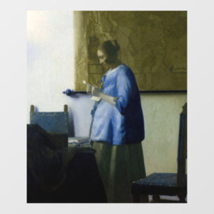 Johannes Vermeer - Woman in Blue Reading a Letter