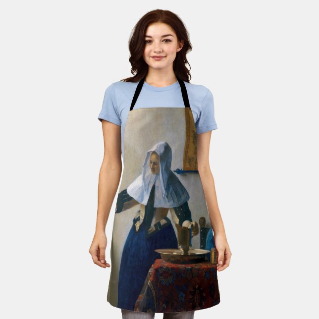 Johannes Vermeer - Woman with a Water Pitcher Apron (Worn)