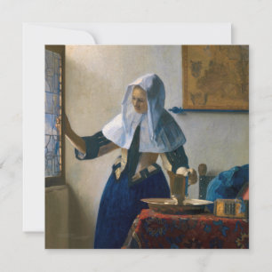 Johannes Vermeer - Woman with a Water Pitcher Thank You Card