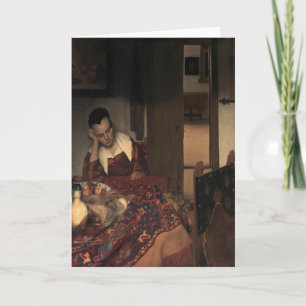 Johannes Vermeer, Young Women Sleeping Card