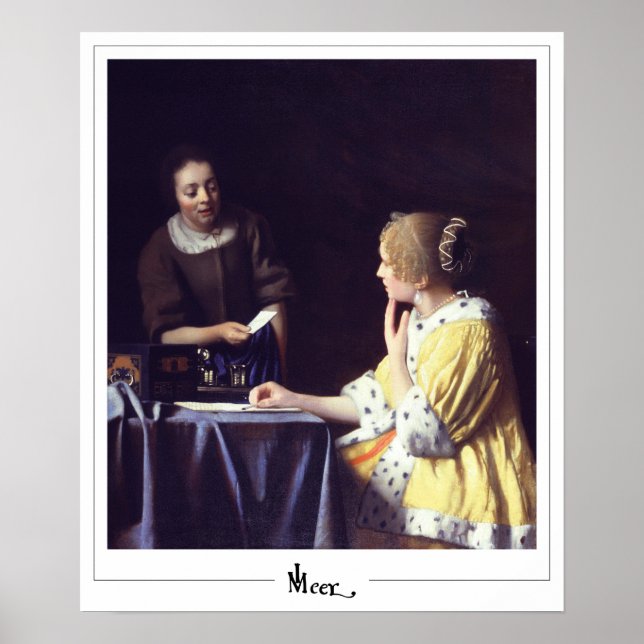 Johannes Vermeer Zedign Art Poster #22 (Front)