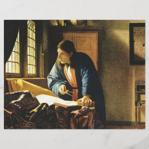 Johannes Vermeer's The Geographer (circa 1669) Flyer
